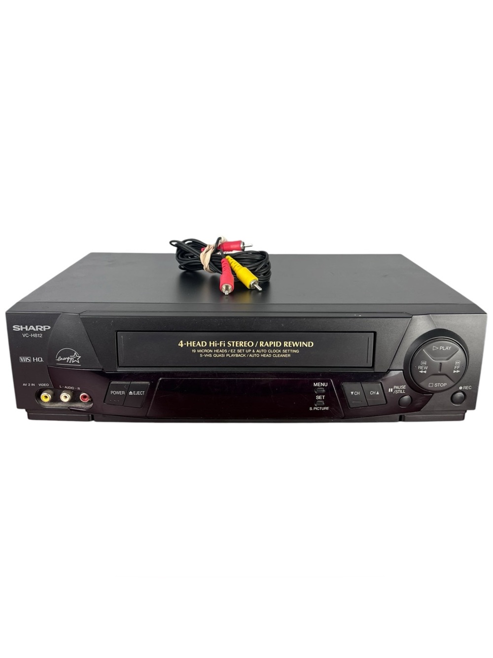 Sharp VC-H812U VHS VCR Video Cassette Recorder Player - Tested Working No Remote
